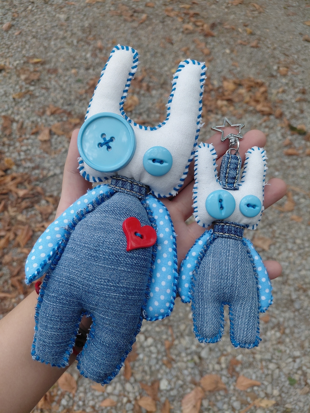 Handmade Plush And Keychain Set